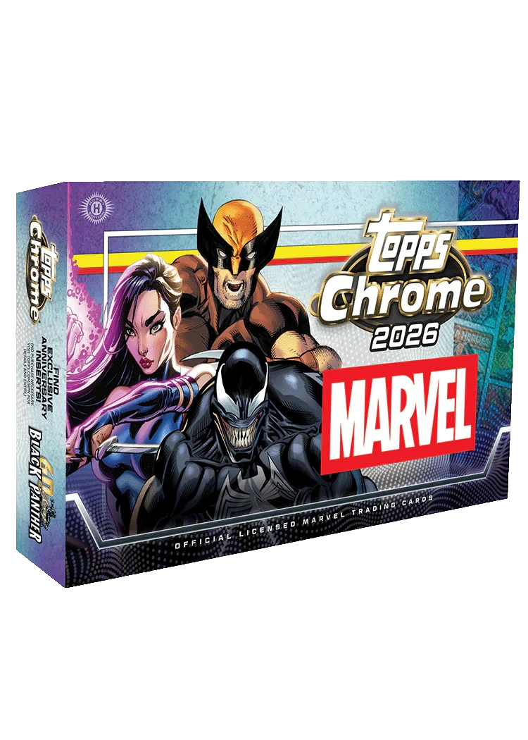 Image of 2026 Topps Chrome Marvel Comics Hobby Box