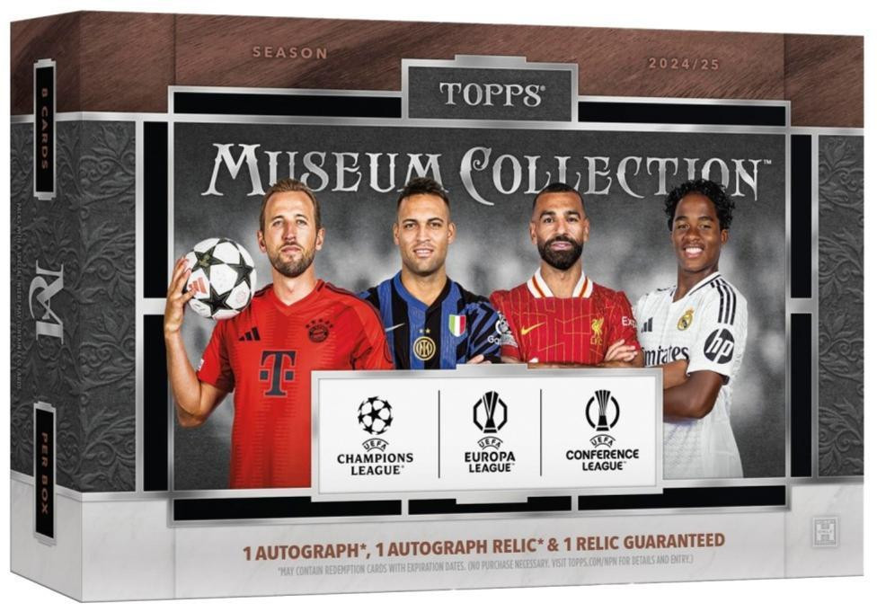 Image of 2025/26 Topps UEFA Club Competitions Museum Collection Soccer Hobby Box