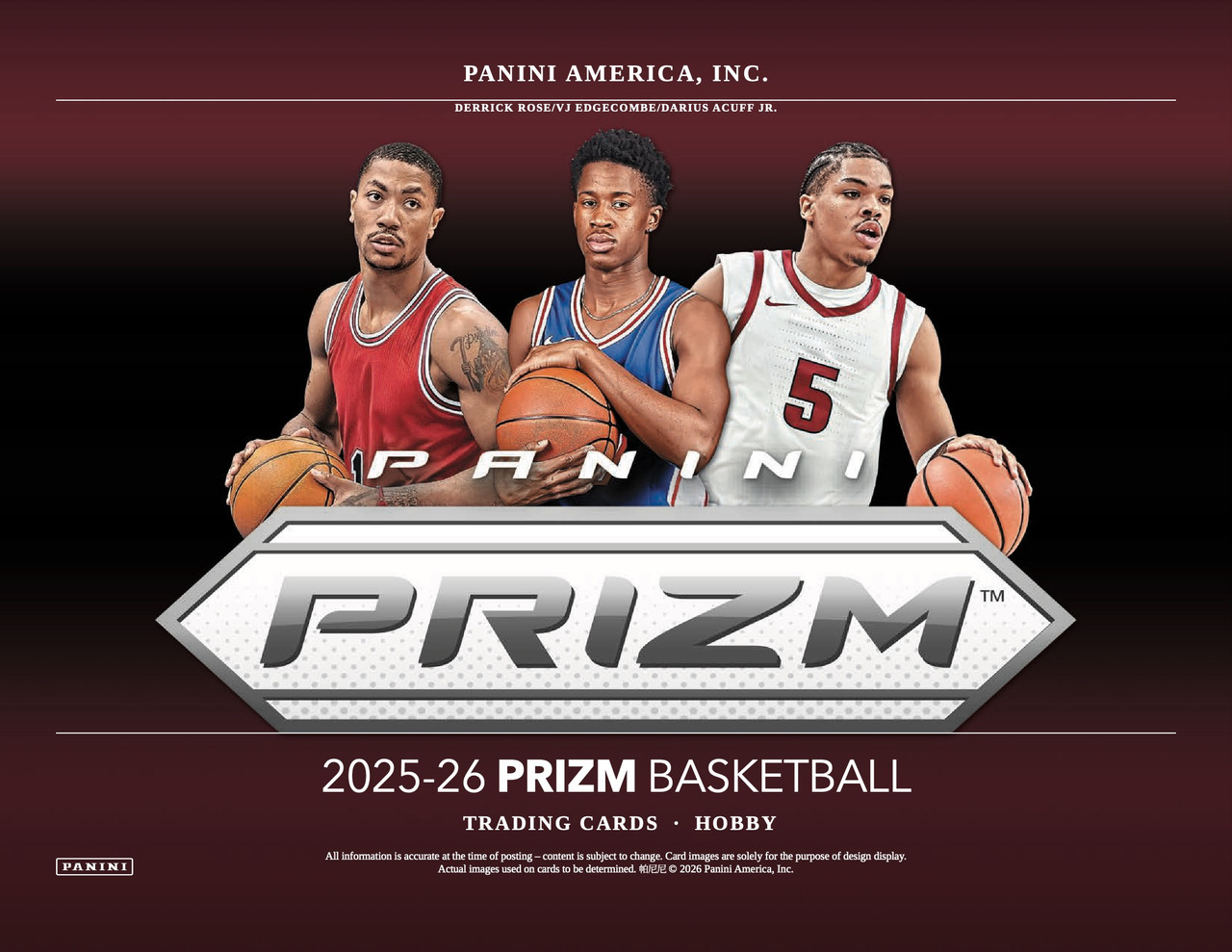 Image of 2025/26 Panini Prizm Basketball Hobby Box