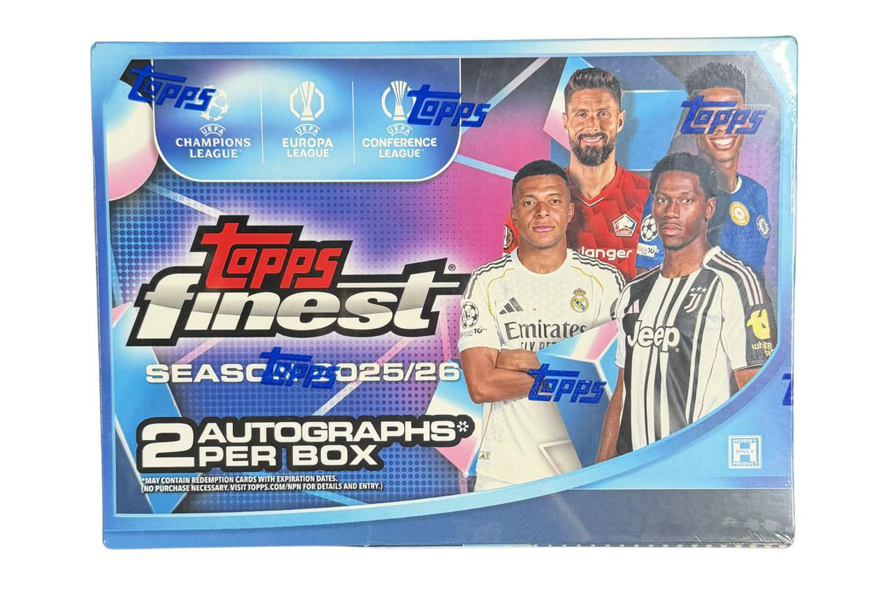 Image of 2025/26 Topps UEFA Club Competitions Finest Soccer Hobby Box