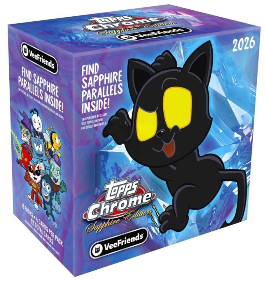 Image of 2026 Topps Chrome Veefriends Sapphire Edition Box