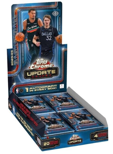 Image of 2025/26 Topps Chrome Update Basketball Hobby Box