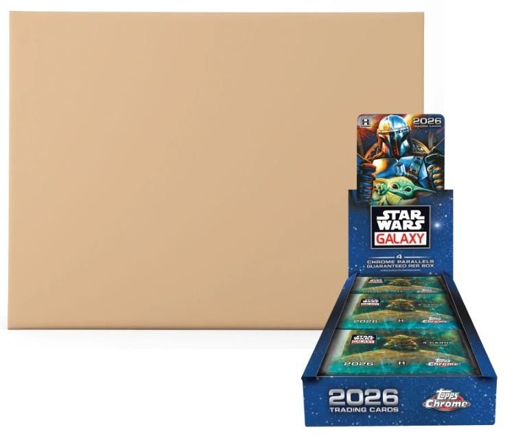 Image of 2026 Topps Chrome Star Wars Galaxy Hobby 12 Box Case