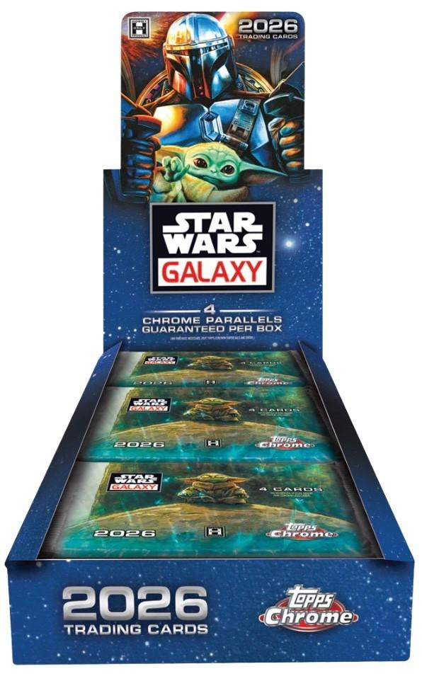 Image of 2026 Topps Chrome Star Wars Galaxy Hobby Box