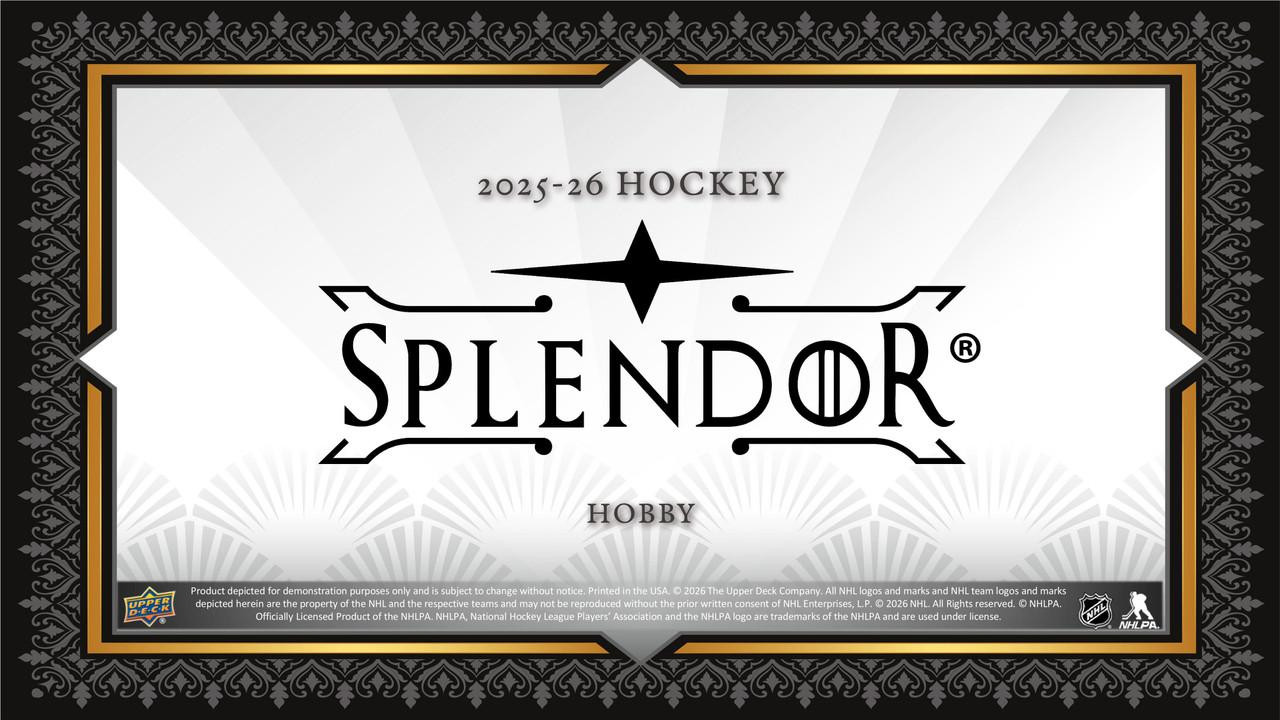 Image of 2025/26 Upper Deck Splendor Hockey Hobby Box