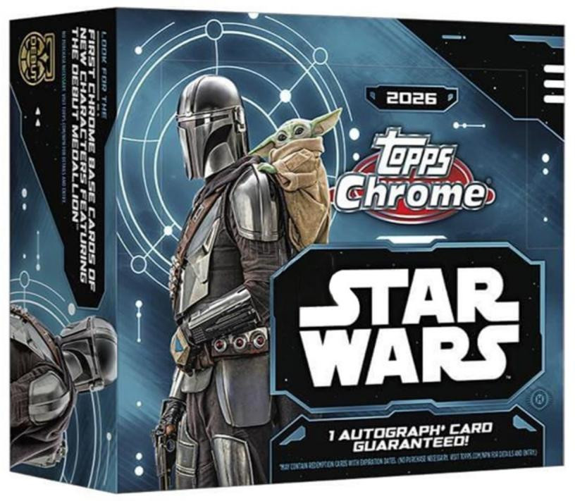 Image of 2026 Topps Chrome Star Wars Hobby Box
