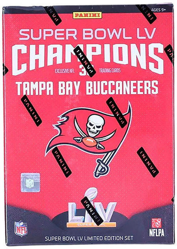 2021 Panini Super Bowl LV Tampa Bay Buccaneers Championship Set - 36 Cards  Per Box