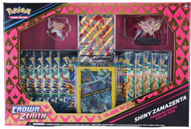 pokemon trading card game crown zenith premium figure collection Shiny Zamazenta : Toys & Games and now you can add Zacian to your collection as a Shiny Pokemon V PKM - Sword & Shield
