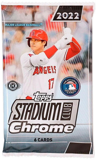 2022 Topps Stadium Club Chrome Baseball Hobby Pack
