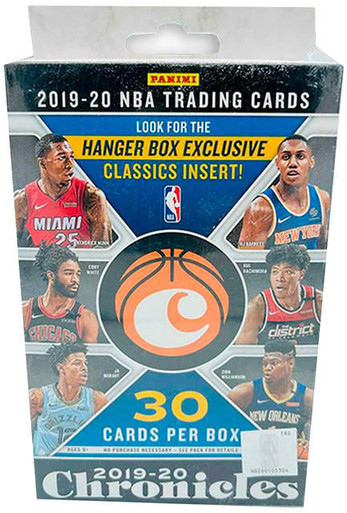 2019/20 Panini Chronicles Basketball Hanger Pack Box