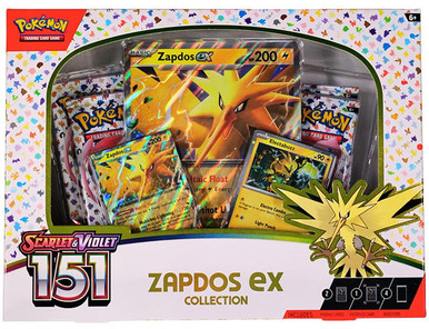 pokmon - trading card game: 151 zapdos ex box Pokemon Scarlet & Violet 151 Zapdos ex Collection