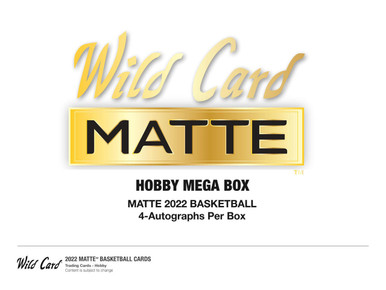 2022/23 Wild Card MATTE Basketball Hobby Box