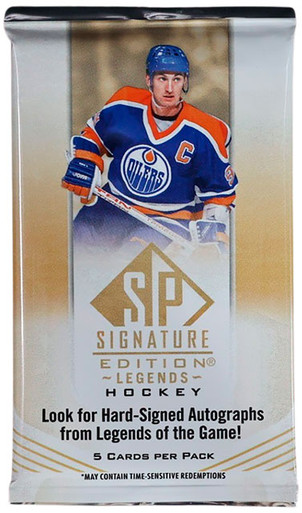 2020/21 Upper Deck SP Signature Edition Legends Hockey Hobby Pack