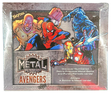 marvel metal booster box Amazon.com: 2022 Upper Deck Marvel Metal Universe Spider-Man BLASTER box (6  pks/bx) : Collectibles & Fine Art main image 0
