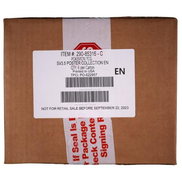 Image of Pokemon Scarlet & Violet 151 Poster Collection 6 Box Case