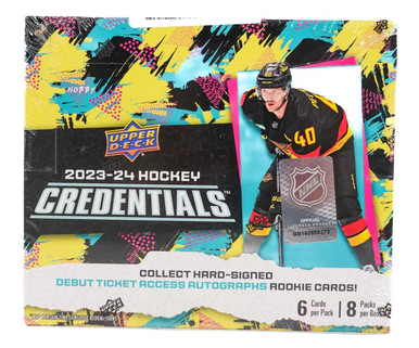 2023/24 Upper Deck Credentials Hockey Hobby Box
