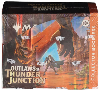 thunder junction collector booster box Outlaws of – Mox Boarding House A full display of Collector Boosters helps players strategize in style. Outlaws of Thunder Junction Collector