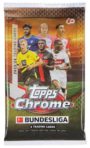 2023/24 Topps Chrome Bundesliga Soccer Hobby Pack
