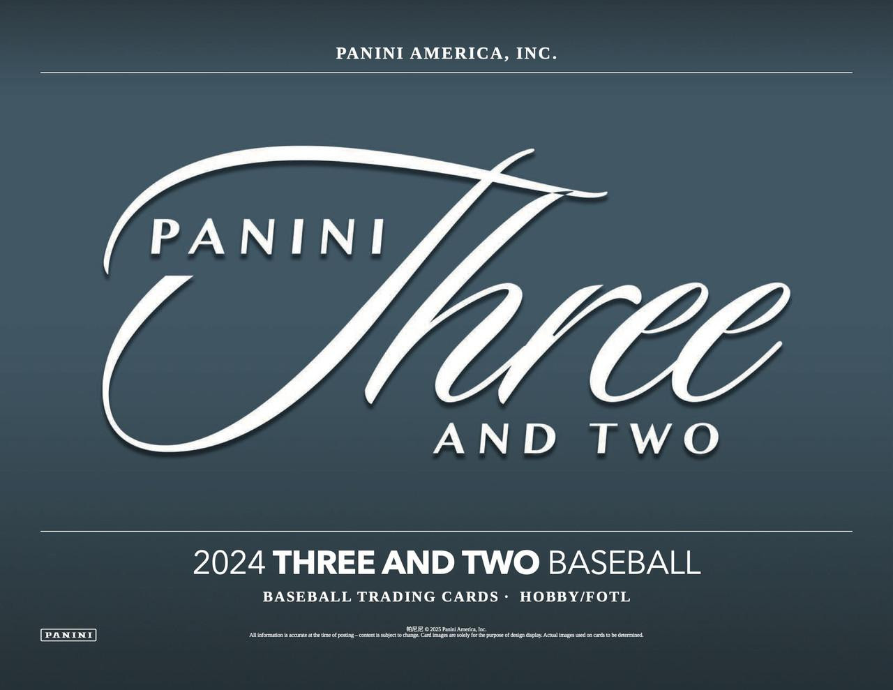 Image of 2024 Panini Three and Two Baseball Hobby Box