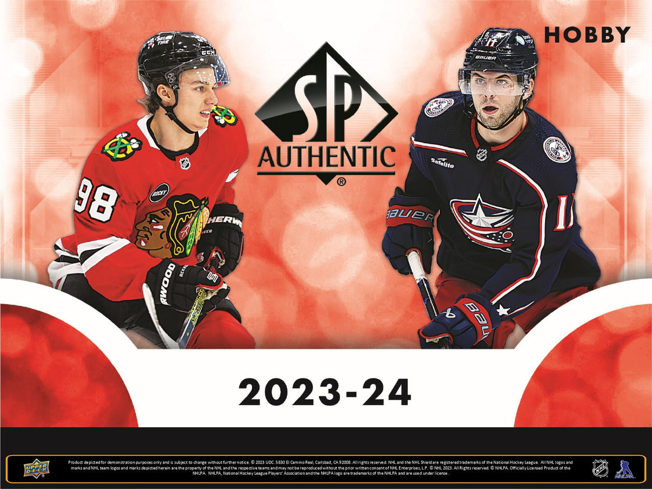 Image of 2023/24 Upper Deck SP Authentic Hockey Hobby Box