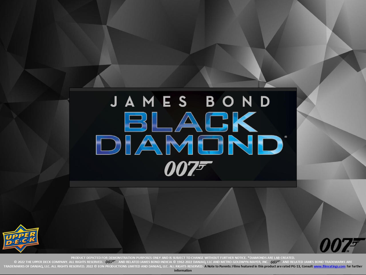 Image of 2023 Upper Deck James Bond 007 Black Diamond Hobby Box