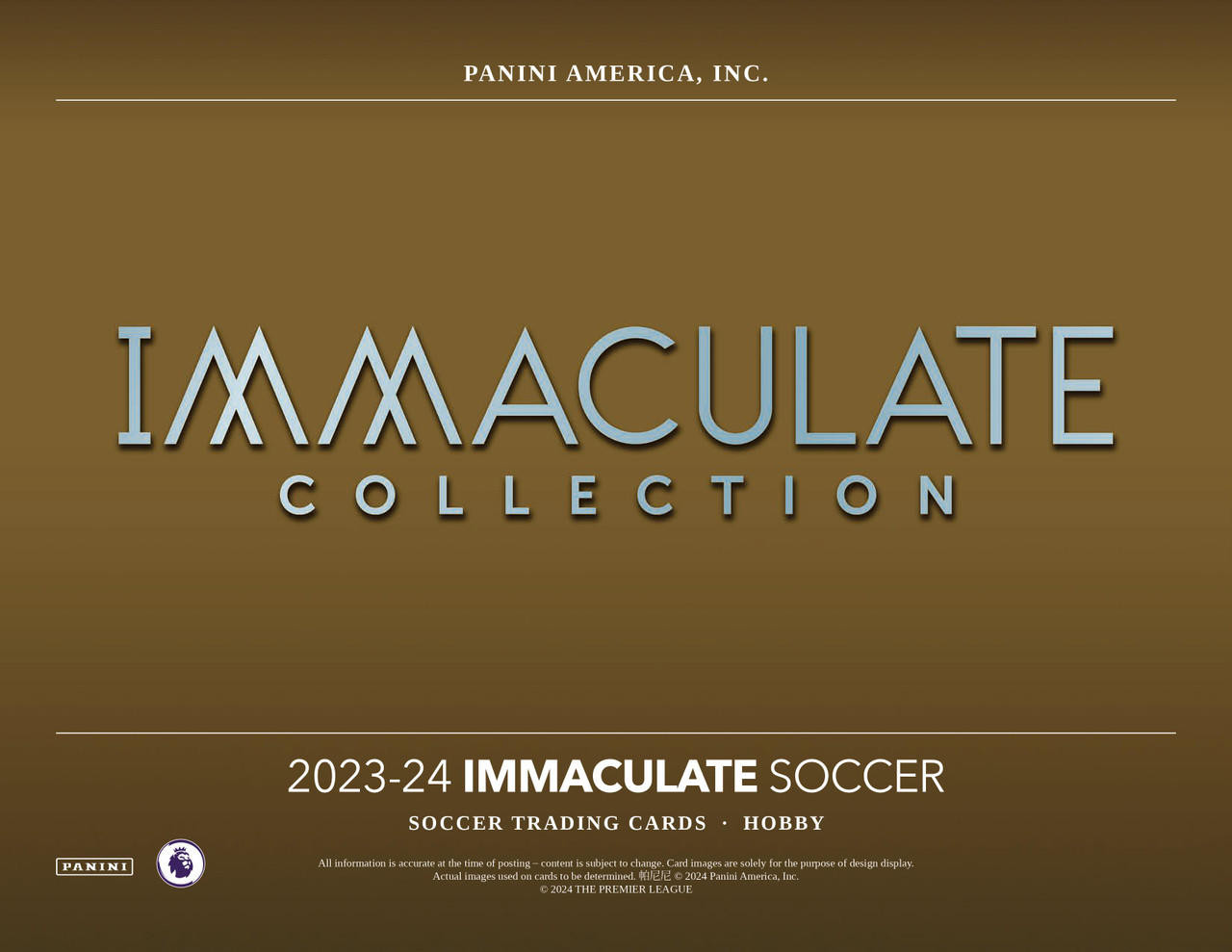 Image of 2023/24 Panini Immaculate Soccer Hobby 6 Box Case