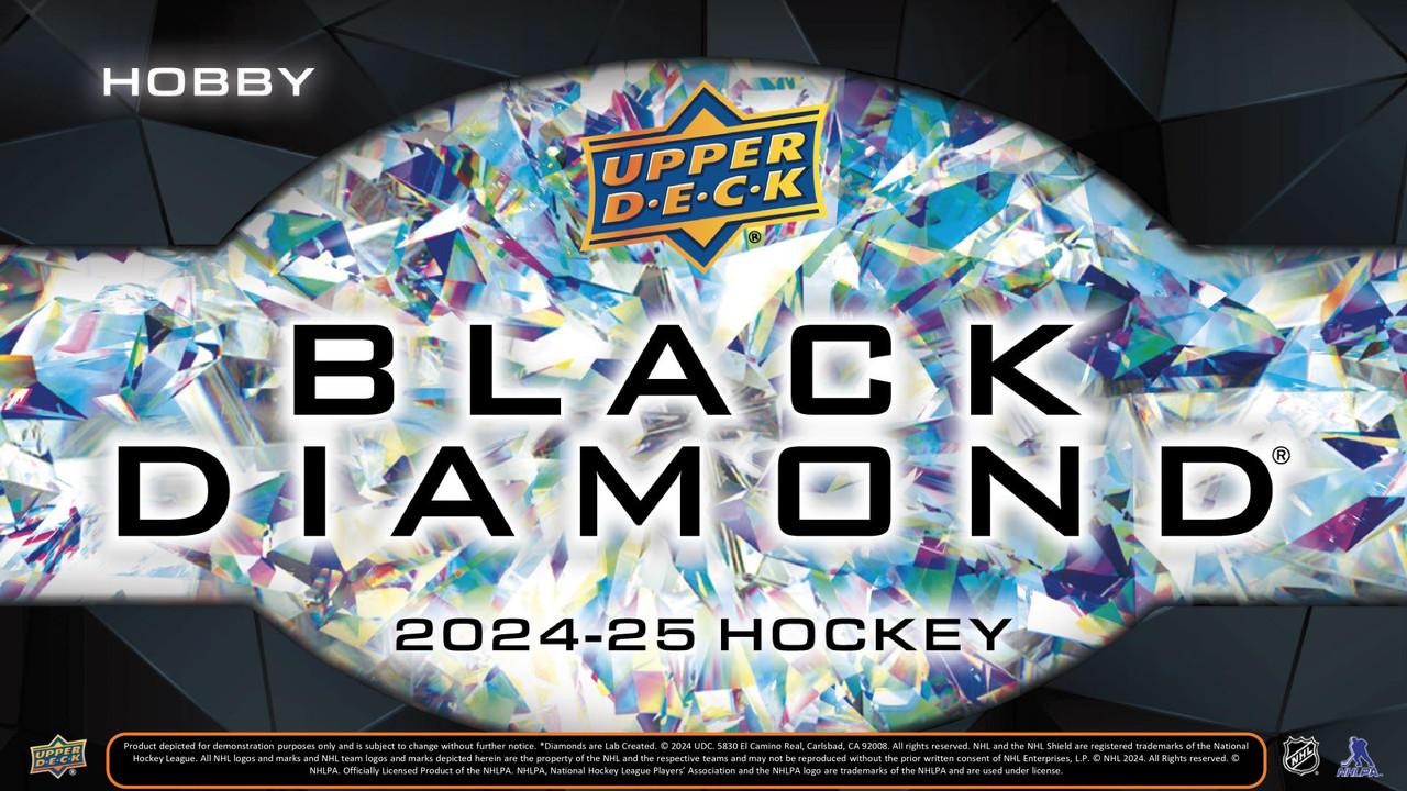 Image of 2024/25 Upper Deck Black Diamond Hockey Hobby Box