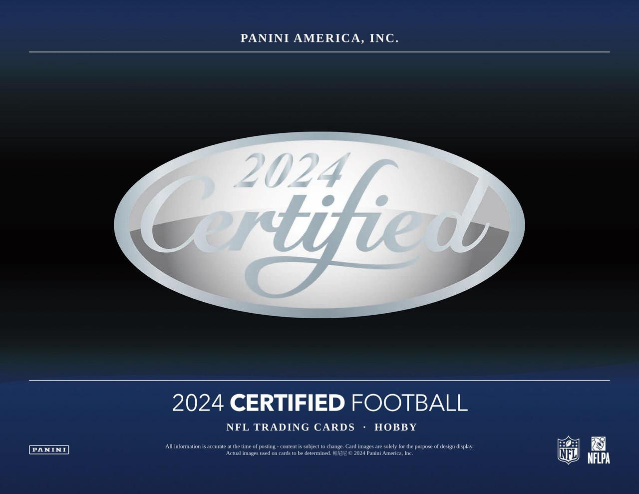 Image of 2024 Panini Certified Football Hobby Box