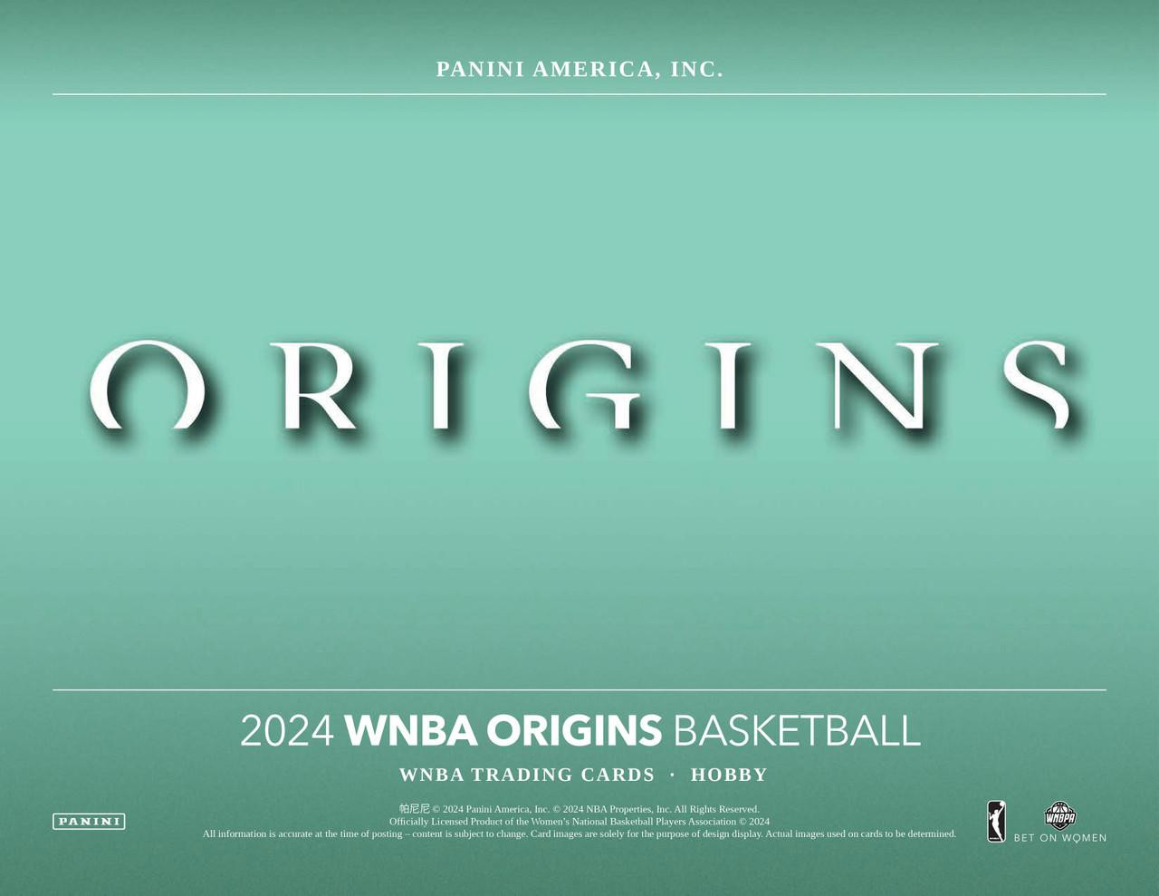 Image of 2024 Panini Origins WNBA Basketball Hobby Box