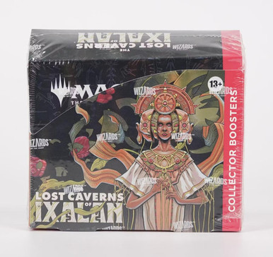 collector booster box ixalan The Lost Caverns of – Mox Boarding House and a Universes Beyond Jurassic World Collection card depicting iconic characters and moments from the Jurassic World franchise Magic: The Gathering - Lost
