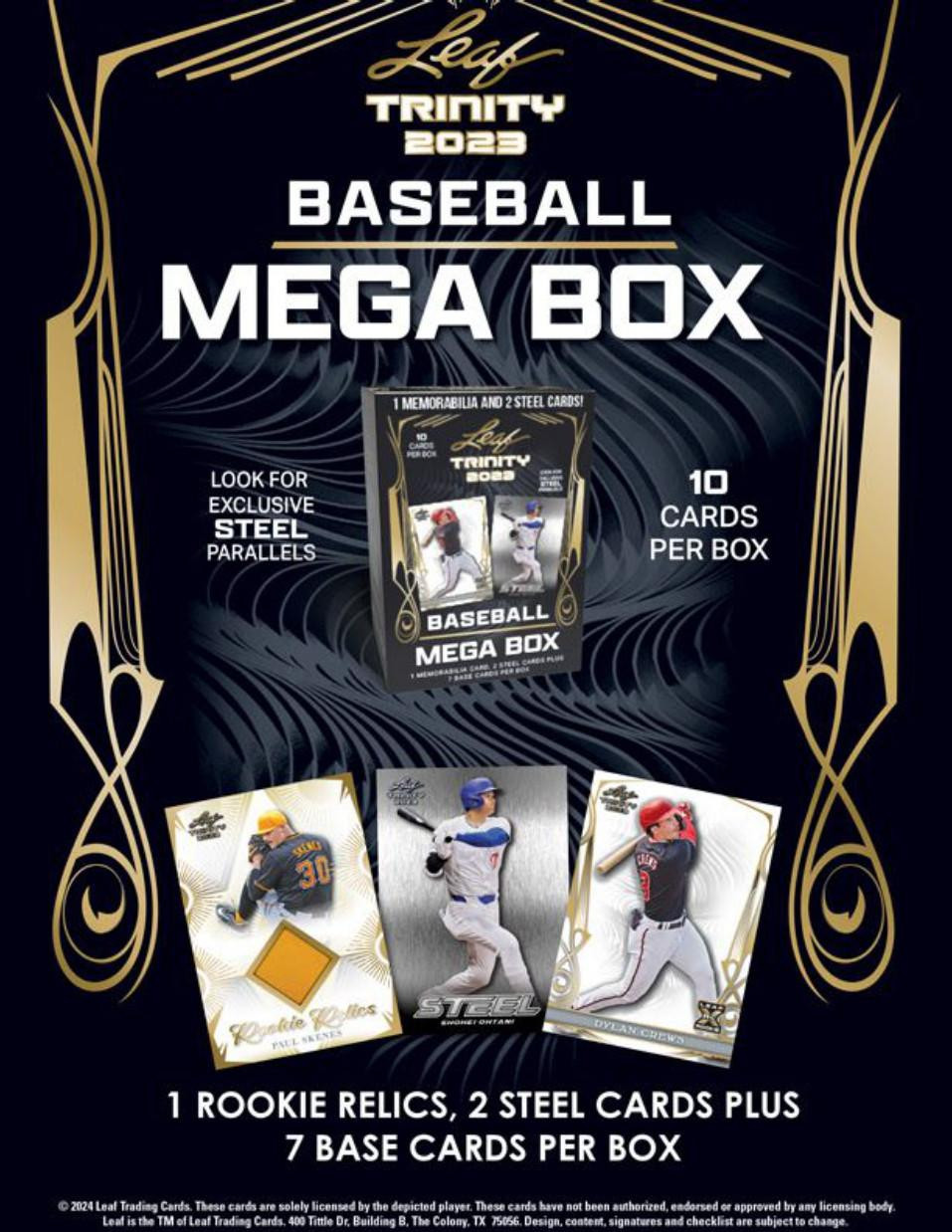 Image of 2023 Leaf Trinity Baseball Mega Box