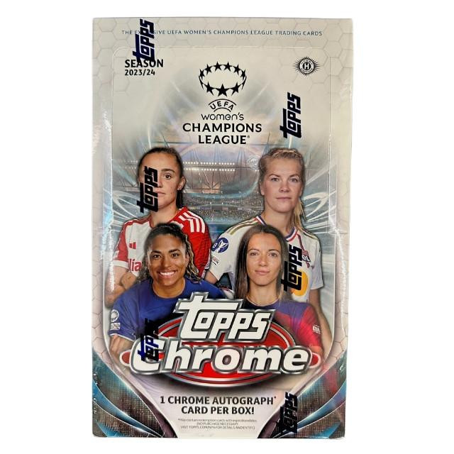 Image of 2023/24 Topps UEFA Women's Champions League Chrome Soccer Hobby Box