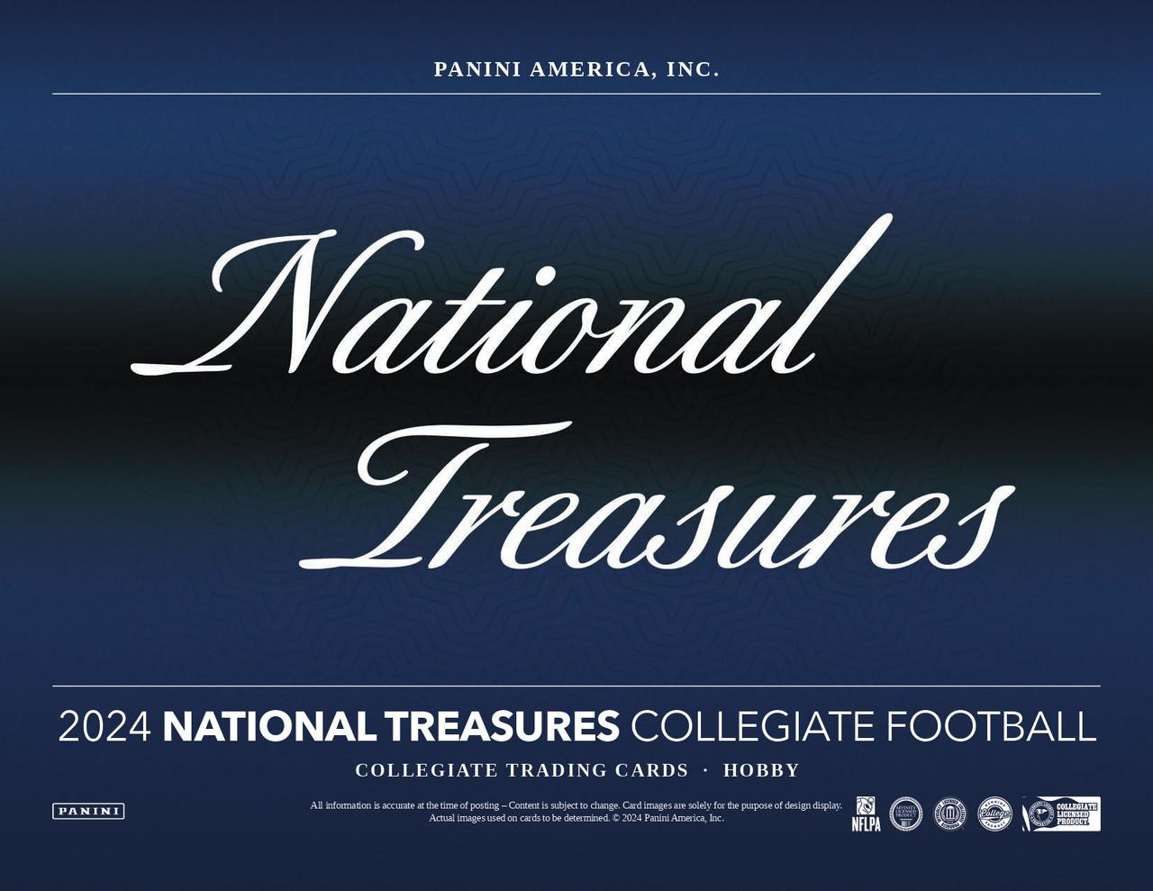 Image of 2024 Panini National Treasures Collegiate Football Hobby Box