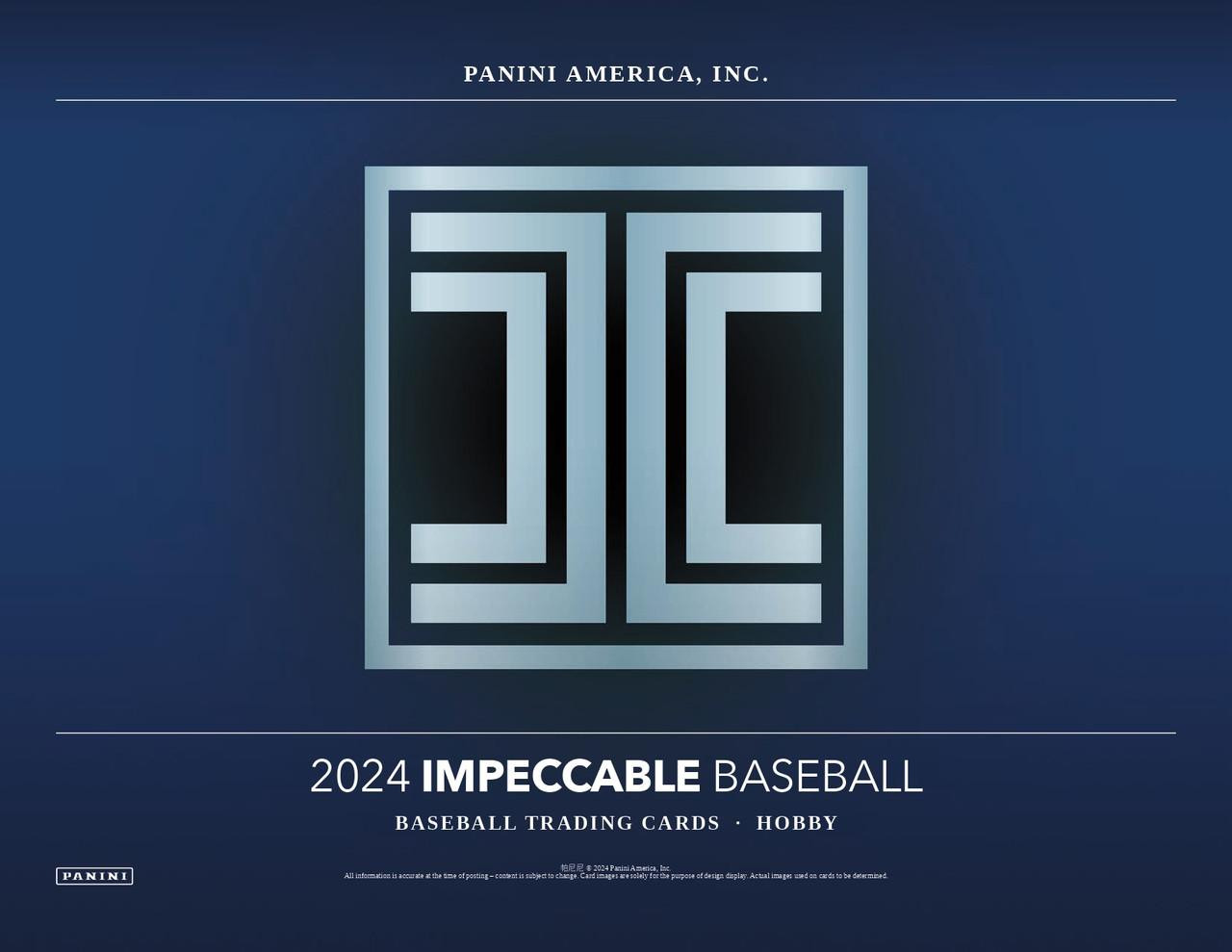 Image of 2024 Panini Impeccable Baseball Hobby Box