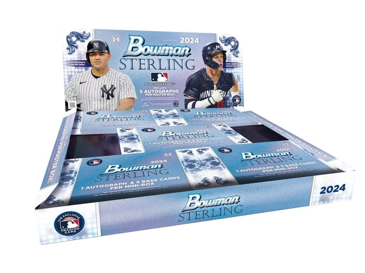 Image of 2024 Bowman Sterling Baseball Hobby 12 Box Case