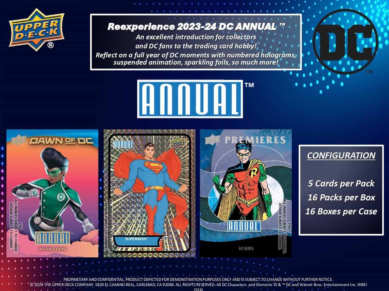 Image of 2023/24 Upper Deck DC Annual Hobby Box