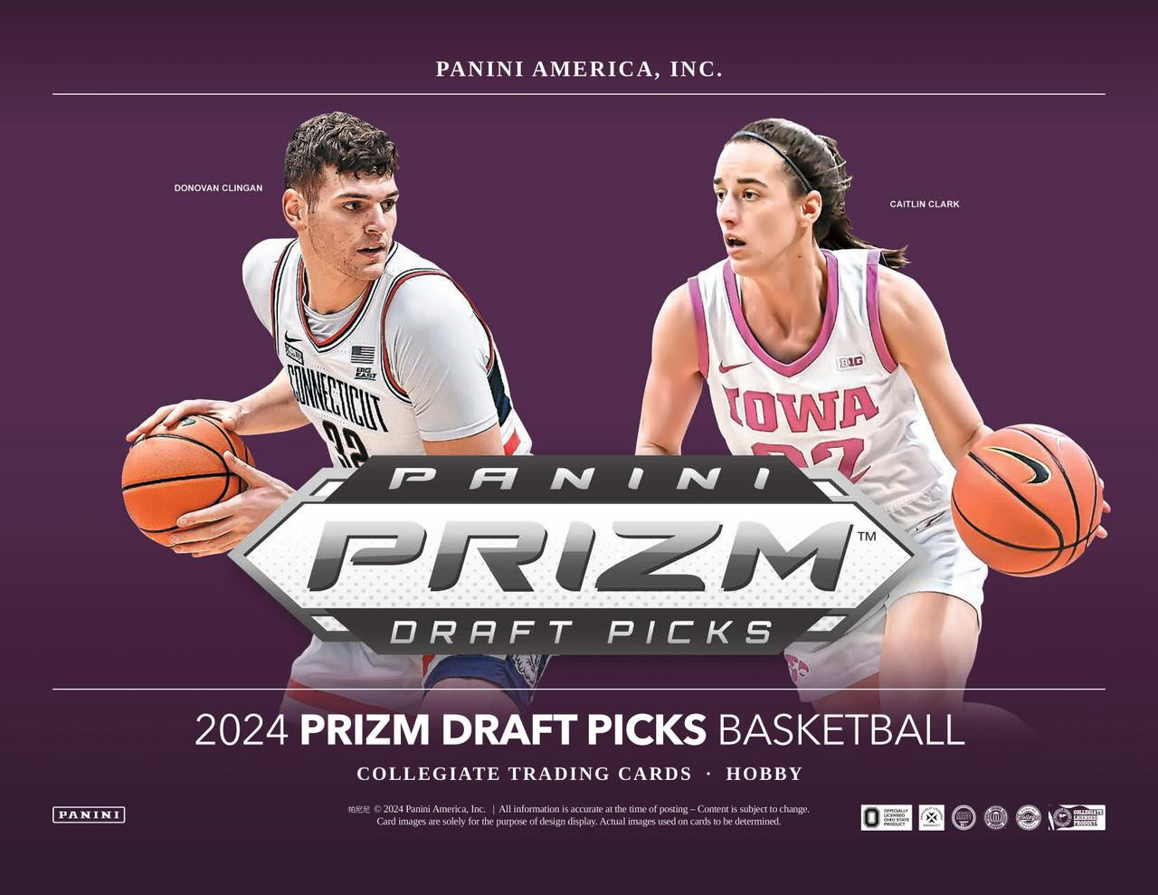 Image of 2024/25 Panini Prizm Collegiate Draft Picks Basketball Hobby 16 Box Case
