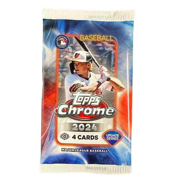 Image of 2024 Topps Chrome Update Series Baseball Hobby Pack