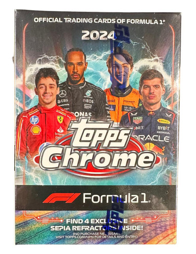 Nintendo Switch topps chrome formula1 Amazon.com: Topps 2024 Chrome Formula 1 24-Card Blaster Box