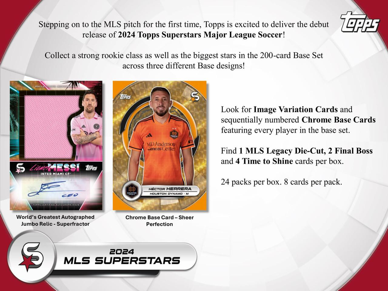 Image of 2024 Topps MLS Soccer Superstars Hobby Box
