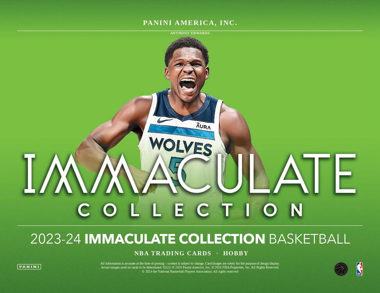 Image of 2023/24 Panini Immaculate Basketball Hobby Box