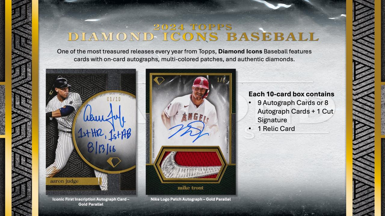 Image of 2024 Topps Diamond Icons Baseball Hobby Box