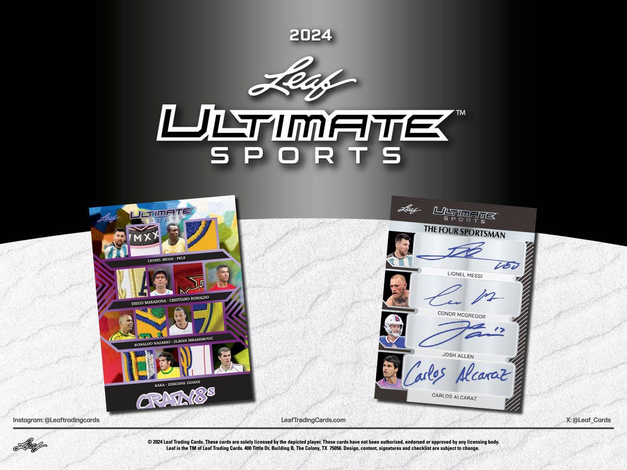 Image of 2024 Leaf Ultimate Sports Hobby Box
