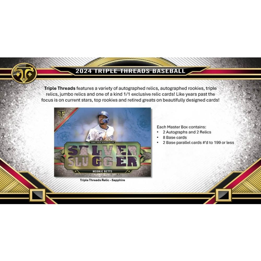 Image of 2024 Topps Triple Threads Baseball Hobby Box