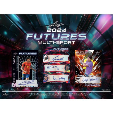 2024 Leaf Futures Multi-Sport Hobby Box 2022 Leaf Vibrance Multi-Sport 新品未開封ボックス