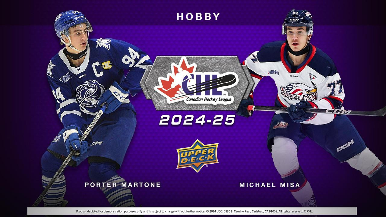 Image of 2024/25 Upper Deck CHL Hockey Hobby Box