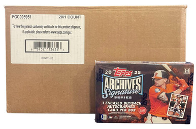 2025 Topps Archives Signature Series Active Baseball 20 Box Case