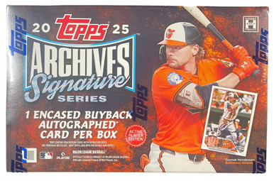 TOPPS 2025 ARCHIVES SIGNATURE新品未開封　1BOX 2025 Topps Archives Signature Series Active Baseball Box