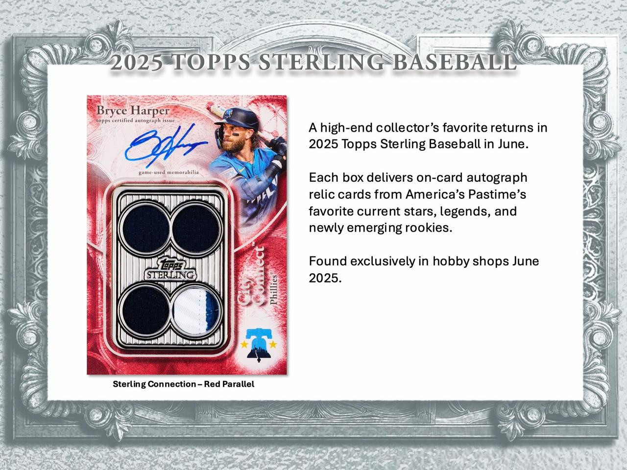 Image of 2025 Topps Sterling Baseball Hobby Box