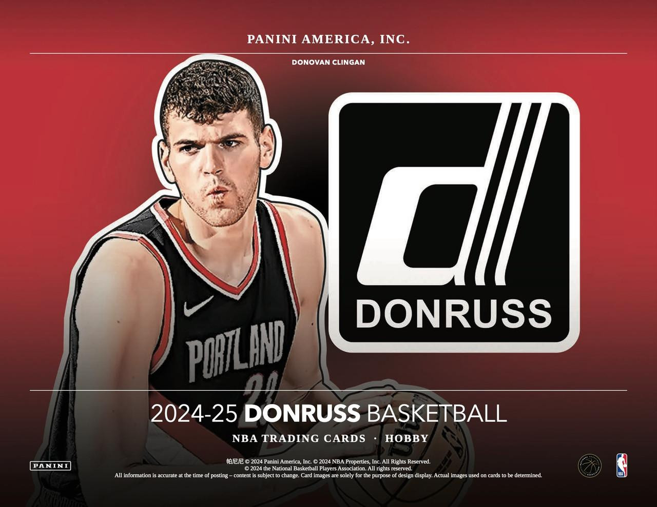 Image of 2024/25 Panini Donruss Basketball Hobby Box
